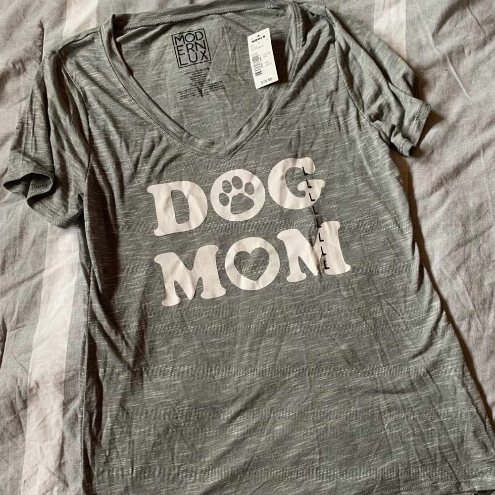 2/$20 Dog Mom Graphic T